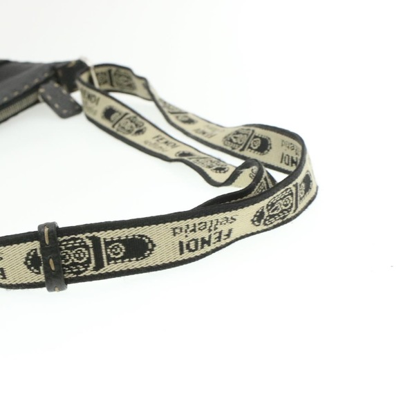 FENDI Shoulder Bag Leather Black Auth rd1013 - Picture 7 of 16